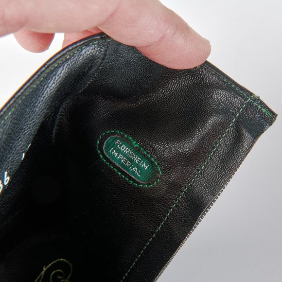 Florsheim Imperial NOS!! Men's Black Zip Beatle Boots 724636 Size 10.5 B - Picture 13 of 16